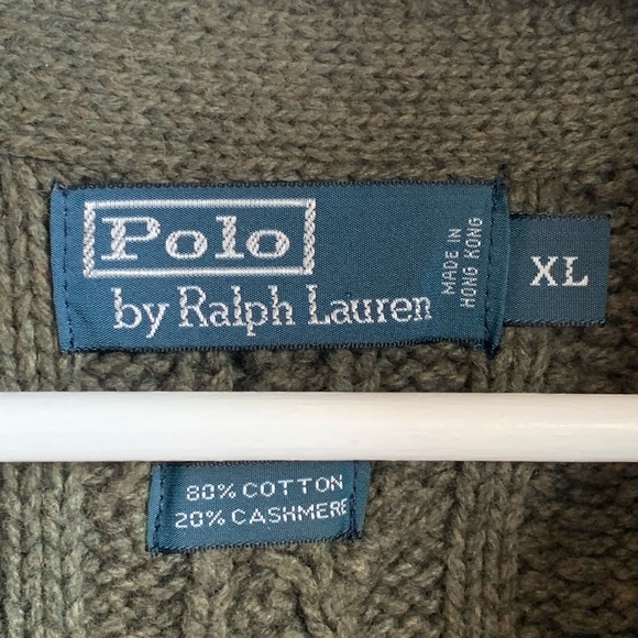 Polo by Ralph Lauren cashmere blend cardigan $115 - Picture 3 of 7